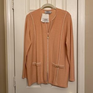 Alnoral Zip Front Sweater